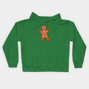 Christmas Gingerbread Men Cookie Kids Hoodie